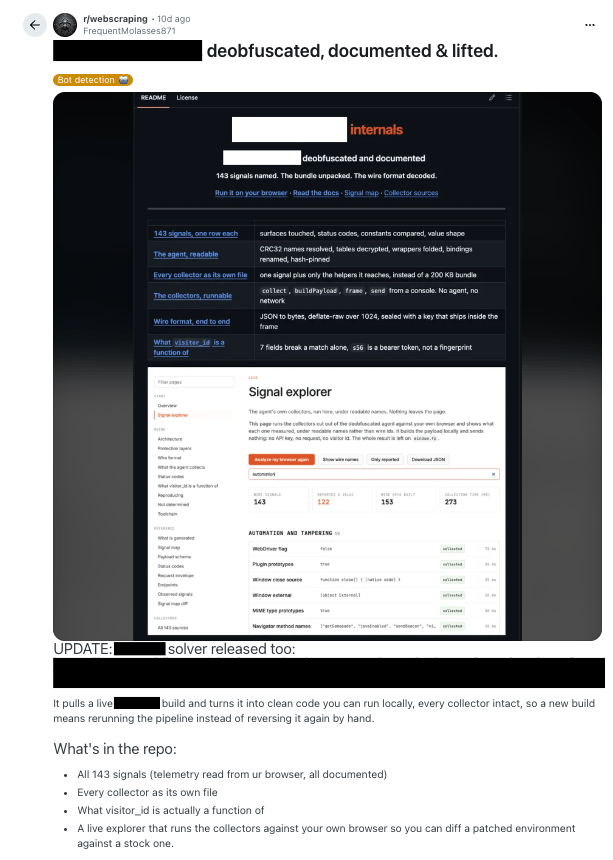 Reddit example - redacted