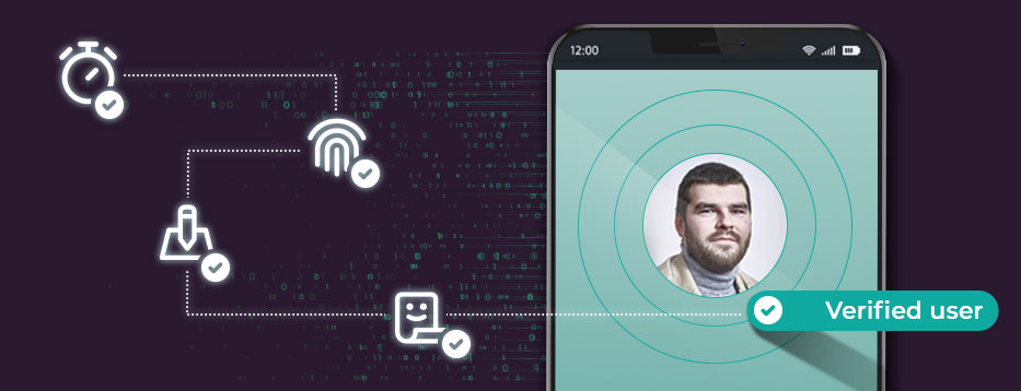 Illustration of a user been verified and the process behind it