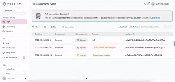 Featured image for Incognia Demo at Finovate Spring 2022 resource