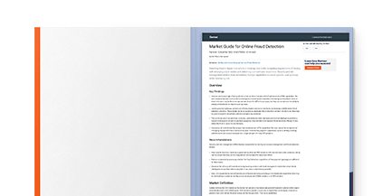 Featured image for Gartner Market Guide for Online Fraud Detection resource