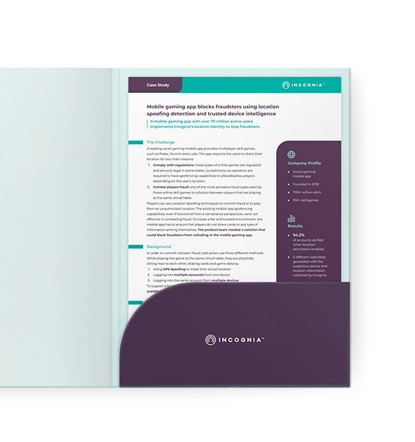 Cover Case Study Location Spoofing Detection for Online Gaming